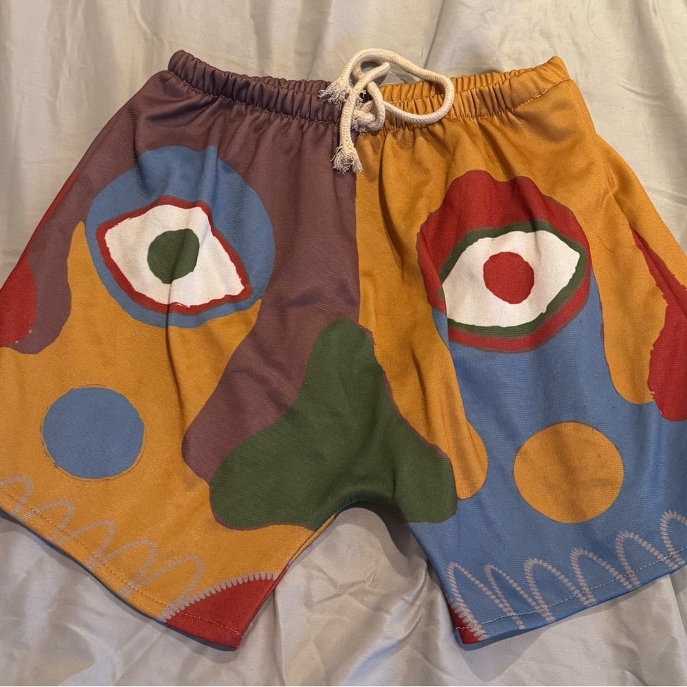 Colorful Adult Psychedelic Shorts